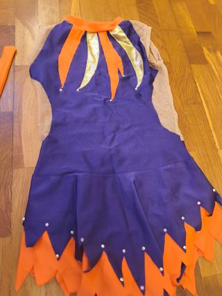 Maillot patinaje + fundas + coletero Talla 6 años