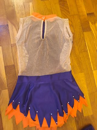 Maillot patinaje + fundas + coletero Talla 6 años