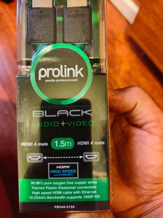 Cable HDMI Prolink Negro 1.5m