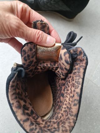 Botines con cuña interna Salsa Talla 40