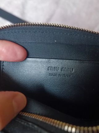 Riñonera Miu Miu Piel Negra