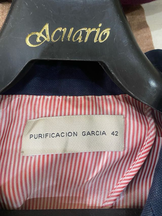 Americana Purificación García azul M