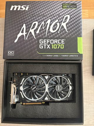 MSI GeForce GTX 1070 ARMOR OC 8GB