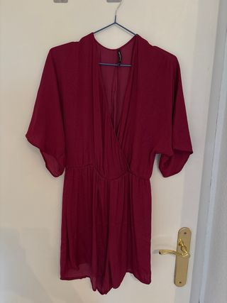 Kimono color vino corto