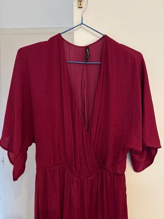 Kimono color vino corto