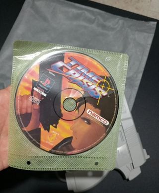 Pistola G-Con 45 PS1 + Juego Time Crisis