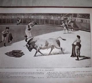 LIBRO ANTIGUO CORRIDA GALANTE.AÑO 1900.