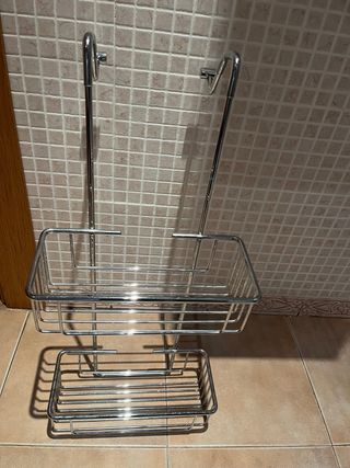 Repisa doble para ducha