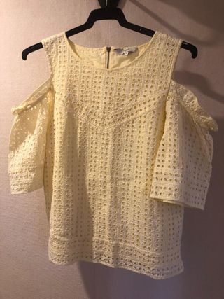 Blusa calada Next amarilla verano