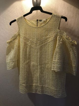 Blusa calada Next amarilla verano