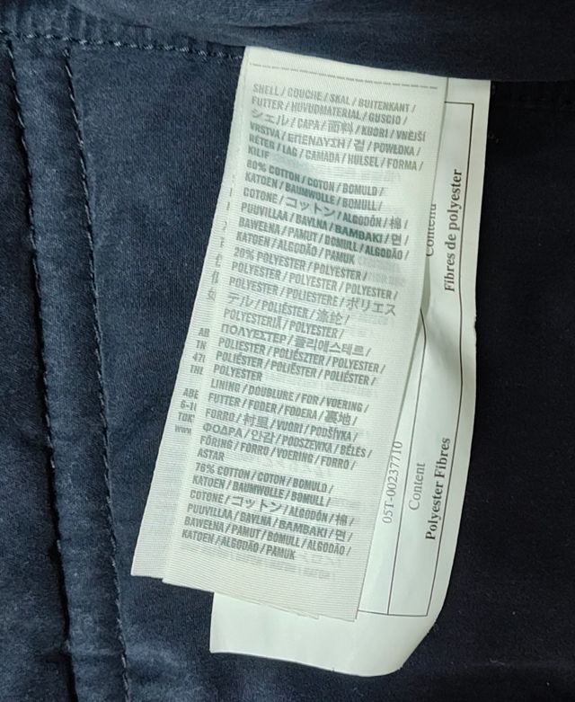 Chaleco acolchado Abercrombie & Fitch azul