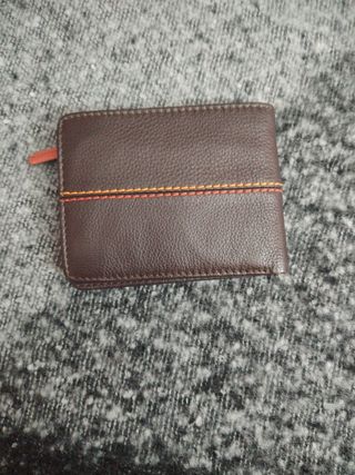 Cartera de piel hombre nueva sin etiqueta 