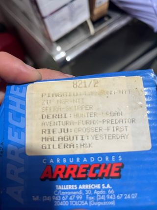 Carburador 21 con filtro de aire