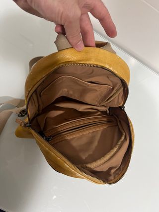 Mochila mujer Abbacino amarilla