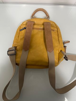 Mochila mujer Abbacino amarilla