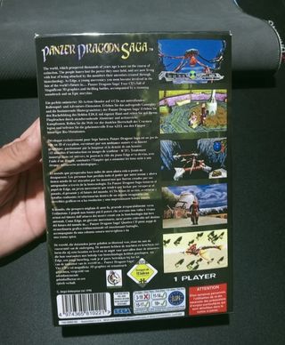 Caja exterior Panzer Dragoon Saga Sega Saturn