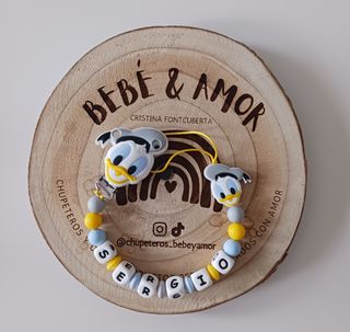 Chupetero Donald gorro gris