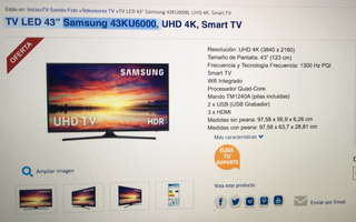 Samsung TV LED 43 UHD 4K Smart TV