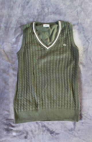 Chaleco Lacoste Mujer Verde