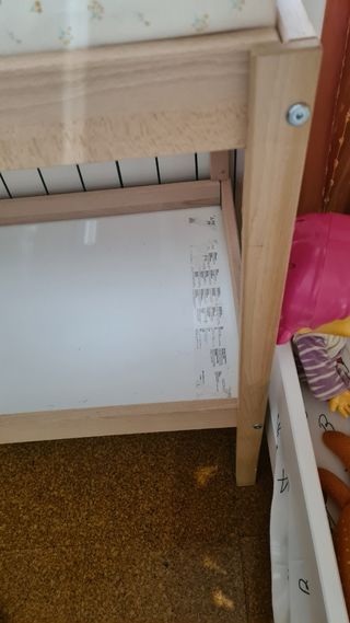 Cambiador SNIGLAR Ikea Madera