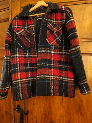 Giacca camicia lana scozzese