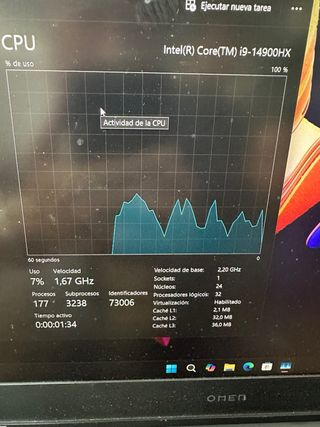 Portátil HP Omen Negro(Lea atentamente)#311NS7 