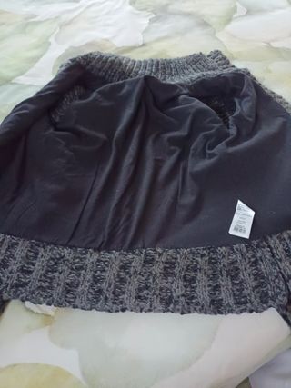 Chaqueta de punto chica con forro. 