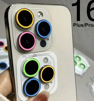 Protectores Cámara iPhone Colores