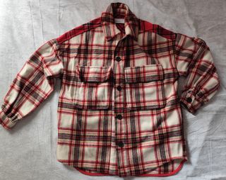 Sobrecamisa cuadros Bershka oversize XS