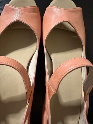 Sandalias piel nuevas 39 con plantillas acolchas
