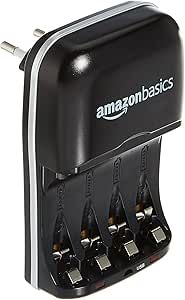 Caricabatterie Amazon Basics USB AA/AAA
