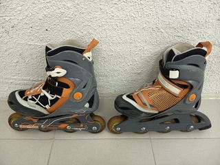 Patines en línea Decathlon talla ajustable. 