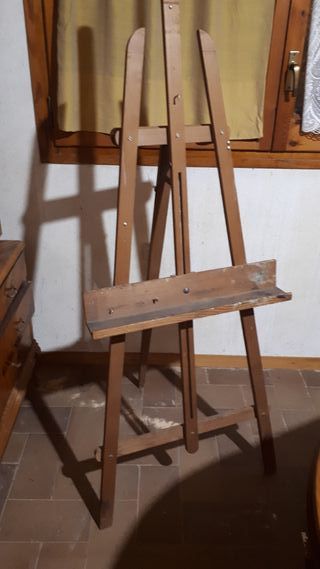 Caballete de pintor de madera