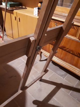 Caballete de pintor de madera