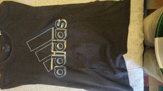Camiseta Adidas Algodón Negra Talla M