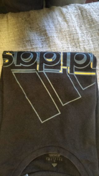 Camiseta Adidas Algodón Negra Talla M