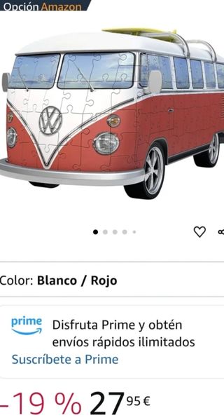 Puzzle 3D Ravensburger Volkswagen T1