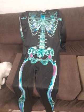 Disfraz Esqueleto Halloween Talla S/M