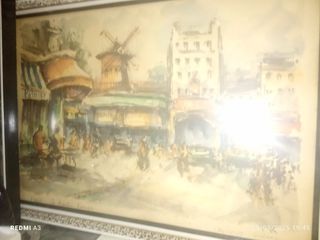 2 Quadri ad acquerello Paris