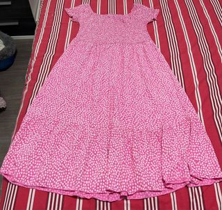 Vestido rosa floral