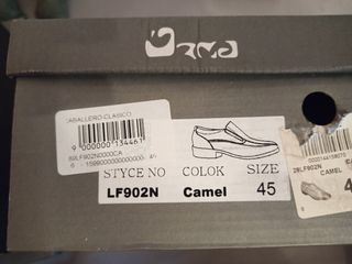 Zapatos Ozca Caballero Clásico Talla 45