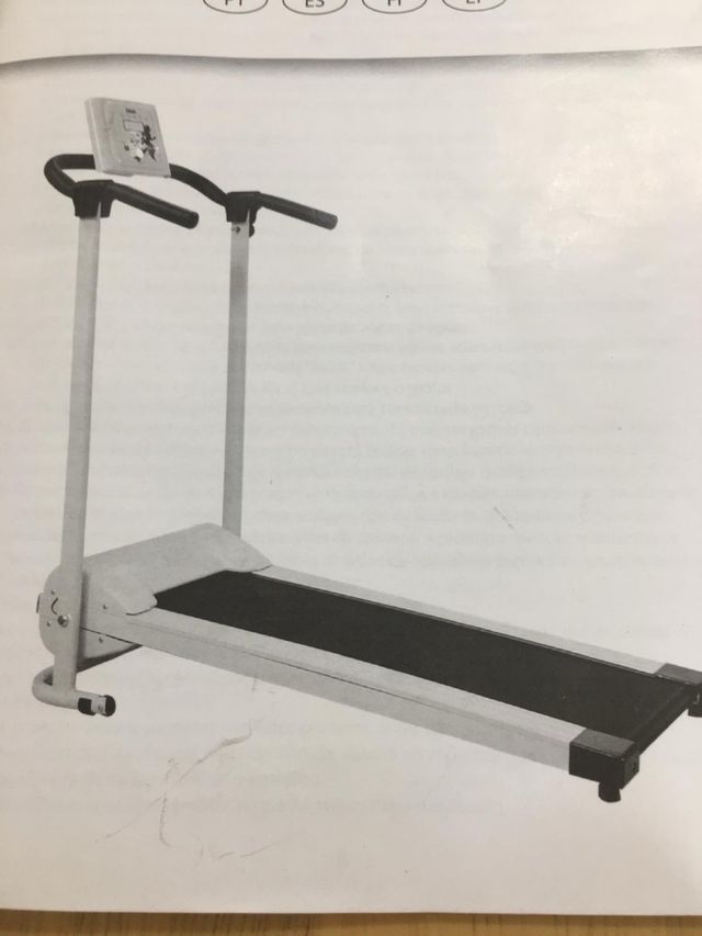 Cinta de andar y correr iWalk blanca