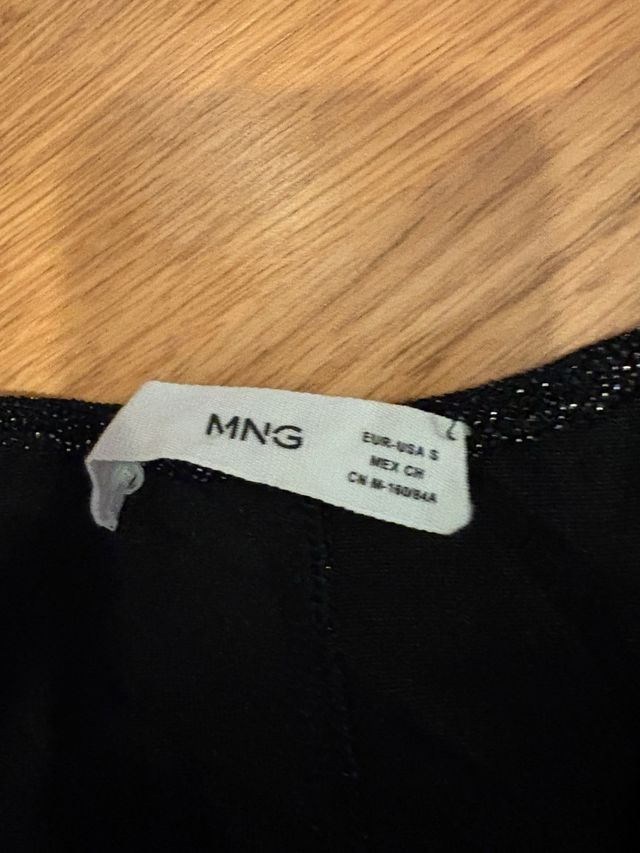 Conjunto Fiesta Brillo Negro y Plateado