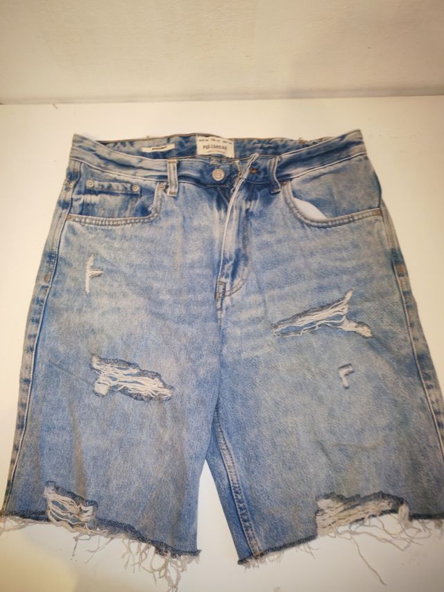 Shorts jeans Pull&Bear strappati