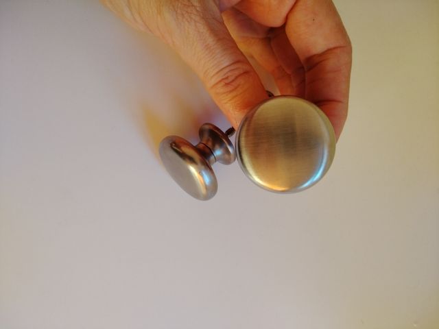 Puxadores de armário em aço inox