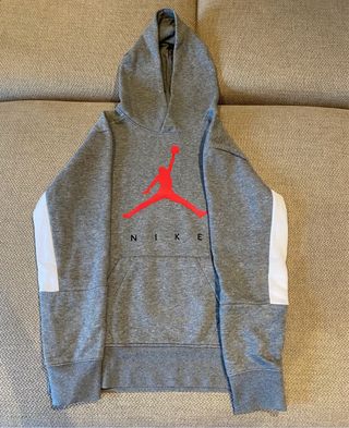 Sudadera Nike Jordan Niño Talla 10-12 Gris