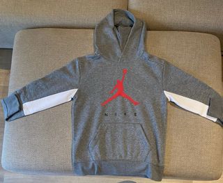 Sudadera Nike Jordan Niño Talla 10-12 Gris
