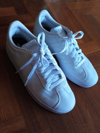 Zapatillas Adidas Piel Blancas Talla 40 2/3