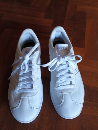 Zapatillas Adidas Piel Blancas Talla 40 2/3