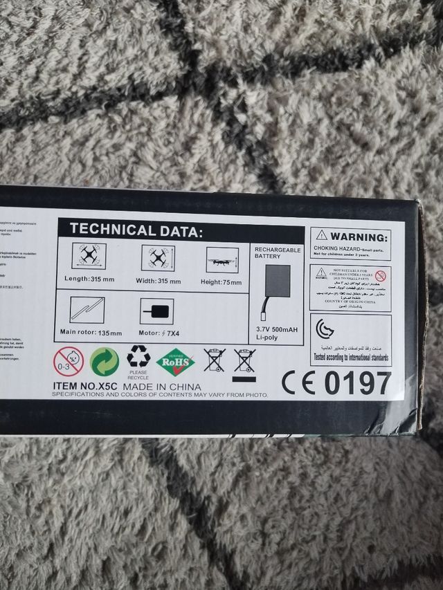 Dron Syma X5C-1 con Cámara